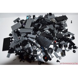 LEGO csomag: Ömlesztett fekete és szürke vegyes elemek készlet 500g
