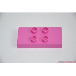 Lego Duplo rózsaszín kis lapos elem